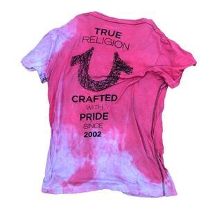 TIE Dyed True Religion Shirt Small Shoestring Horshoe